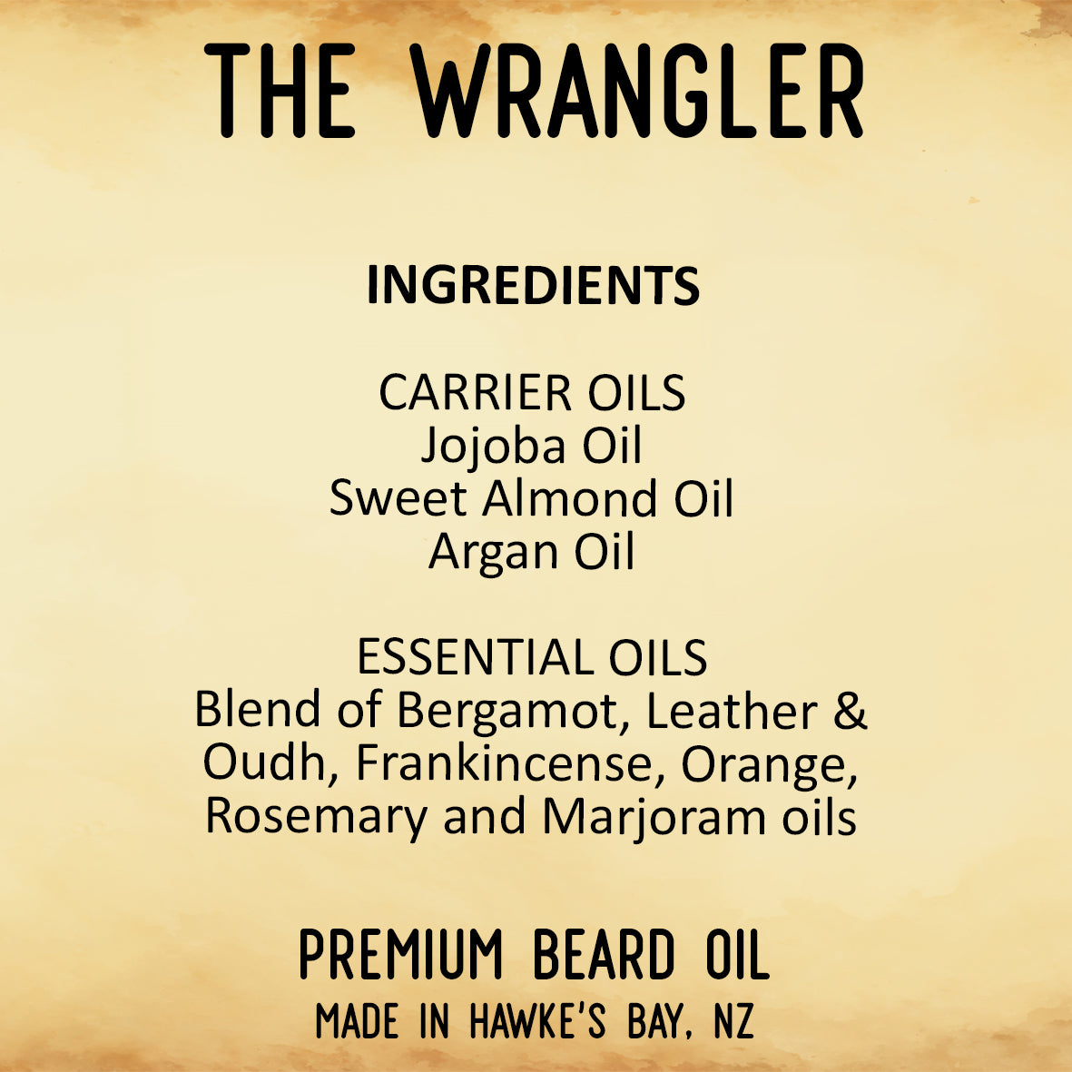 The Wrangler Beard Oil