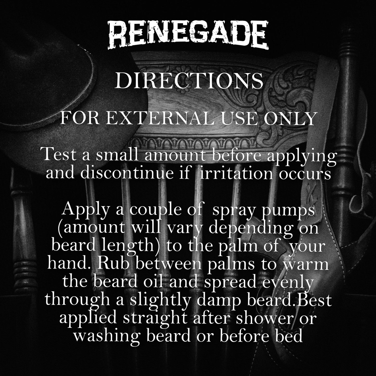 SPECIAL EDITION Renegade Beard Oil